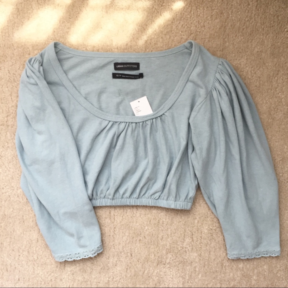 Urban Outfitters Peasant Crop Top NWT